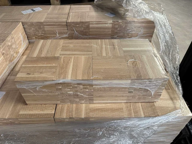 40,90 m² massief eiken mozaiekparket - afbeelding 4 van  5