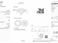 4.09ct d vvs2 with igi certificate - afbeelding 4 van  4