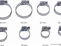 40delige set slangklemmen - afbeelding 3 van  5