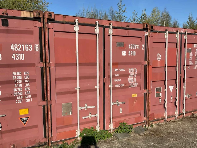 40ft zeecontainer - afbeelding 1 van  4