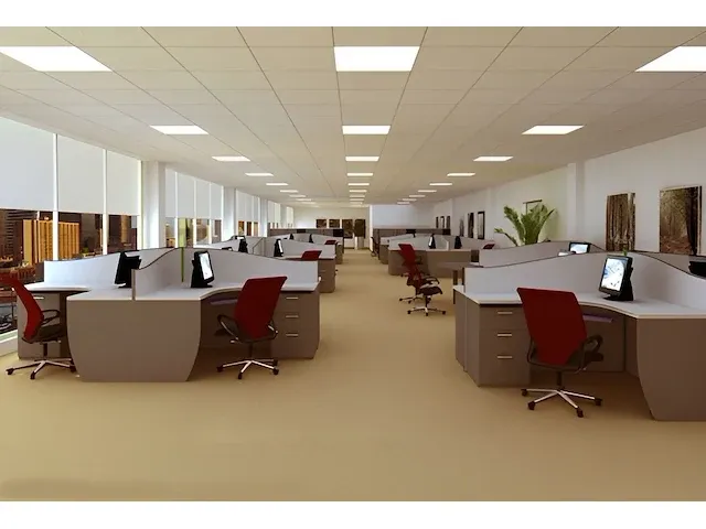 40w 60x60 smd led inbouw backlit panelen wit frame 3000k (10x) - afbeelding 2 van  6