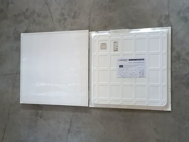 40w 60x60 smd led inbouw backlit panelen wit frame 3000k (10x) - afbeelding 4 van  6