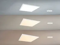 40w 60x60 smd led inbouw backlit panelen wit frame 3000k (10x) - afbeelding 6 van  6