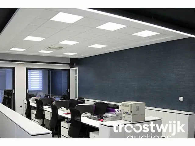 40w 60x60 smd led inbouw backlit panelen wit frame 4000k - afbeelding 2 van  6