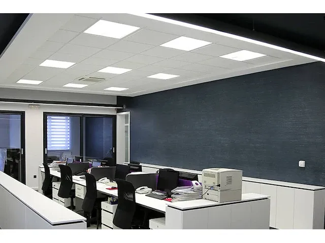 40w 60x60 smd led inbouw backlit panelen wit frame 6500k (10x) - afbeelding 1 van  6
