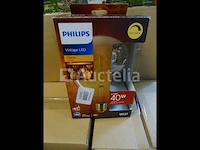 40w amber gloeilamp philips g125 e27 - afbeelding 1 van  3