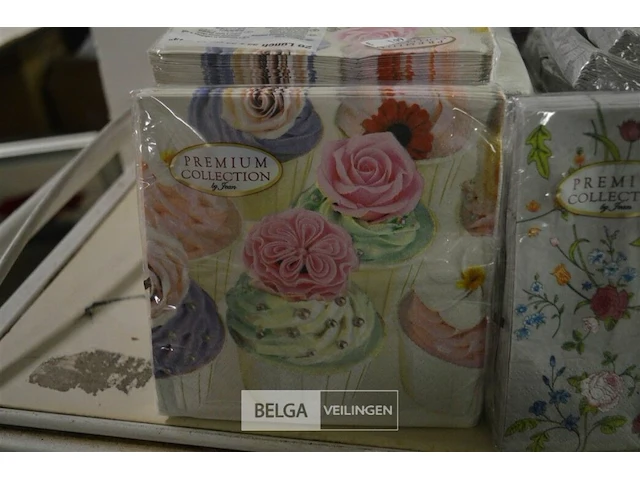 ±40x 20st servetten 33x33cm - afbeelding 3 van  4
