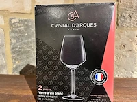 40x cristal d'arques - wijnglas