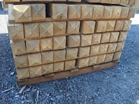 40x eiken paal met diamantkop - afbeelding 4 van  4
