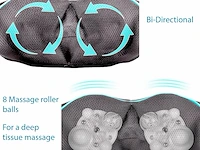 40x invospa shiatsu rugschouder & nek massager - afbeelding 2 van  2