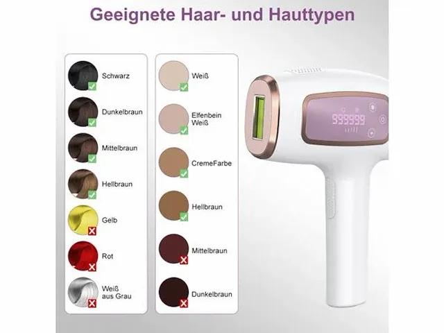40x looya ipl hair removal laser - afbeelding 6 van  6