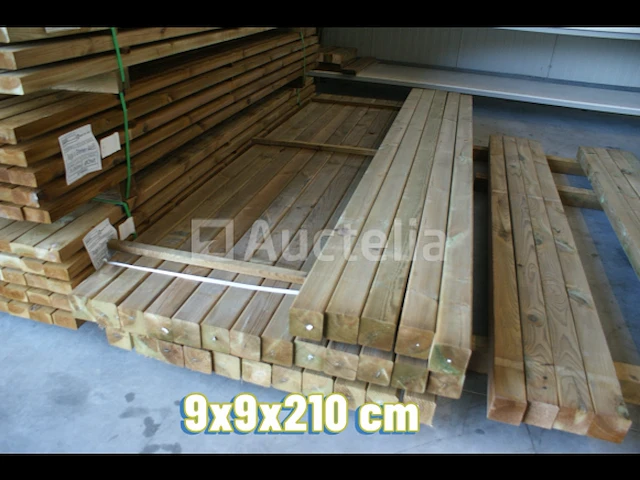 40x paal 8,8x8,8x210 - afbeelding 1 van  1