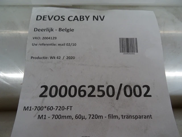 40x rol transparante folie - afbeelding 4 van  5