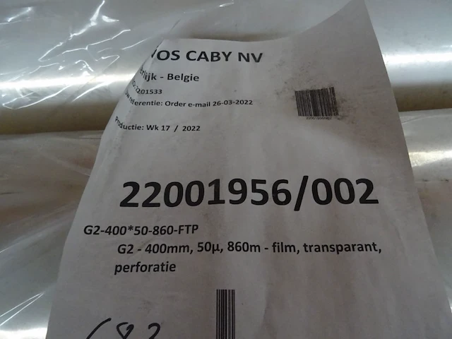 40x rol transparante folie - afbeelding 5 van  5