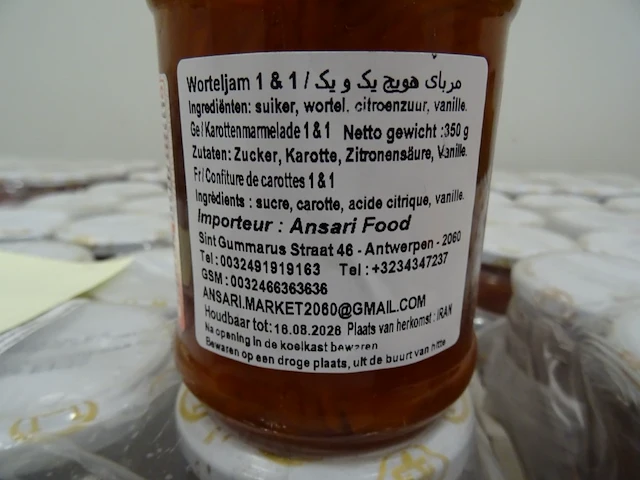 40x tray worteljam ansari food - afbeelding 5 van  5
