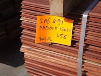 41,91 m² padouk planchetten - afbeelding 2 van  4