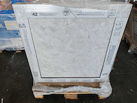 41zero42 solo white mat 80x80 cm tegel 53,76 m² - afbeelding 3 van  7