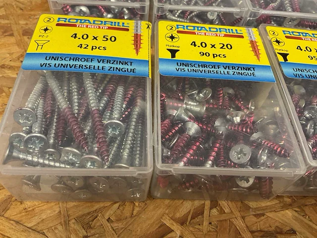42 dozen verzinkte universele schroeven - afbeelding 2 van  9