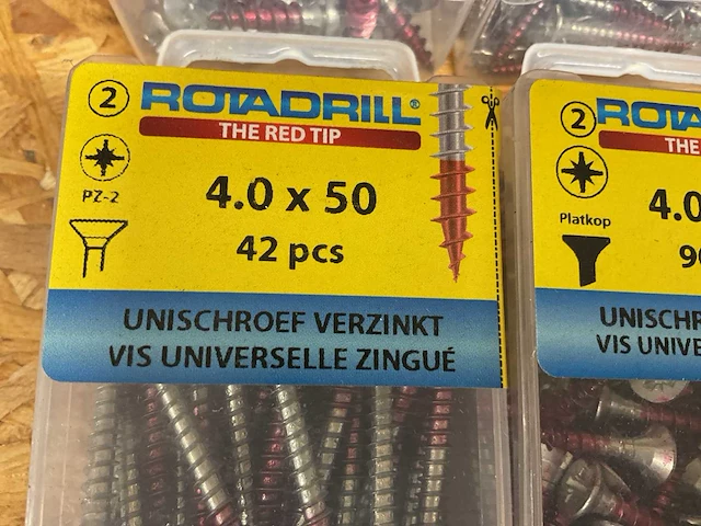 42 dozen verzinkte universele schroeven - afbeelding 3 van  9