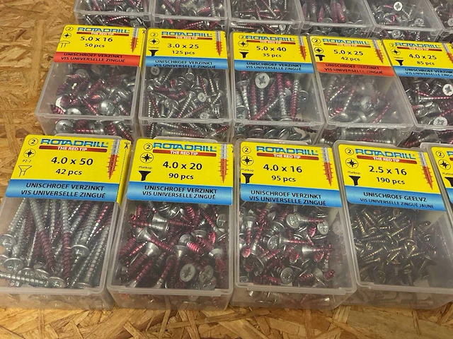 42 dozen verzinkte universele schroeven - afbeelding 4 van  9