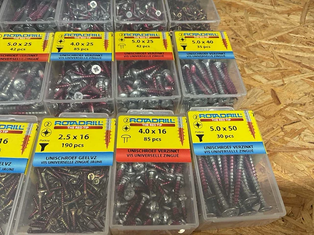 42 dozen verzinkte universele schroeven - afbeelding 5 van  9