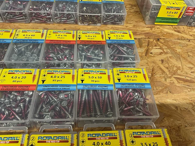42 dozen verzinkte universele schroeven - afbeelding 9 van  9
