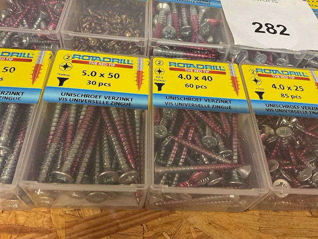 42 dozen verzinkte universele schroeven - afbeelding 3 van  8