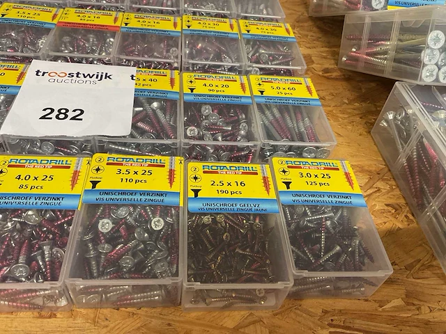 42 dozen verzinkte universele schroeven - afbeelding 4 van  8
