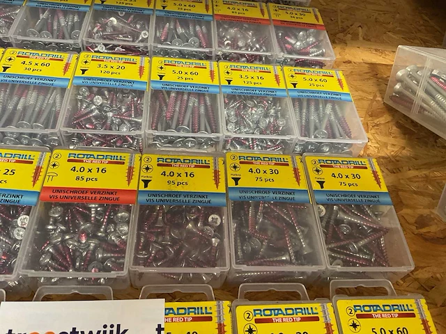 42 dozen verzinkte universele schroeven - afbeelding 5 van  8