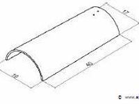 42 halfronde conische nok 40/19/17 mab353 - afbeelding 4 van  4