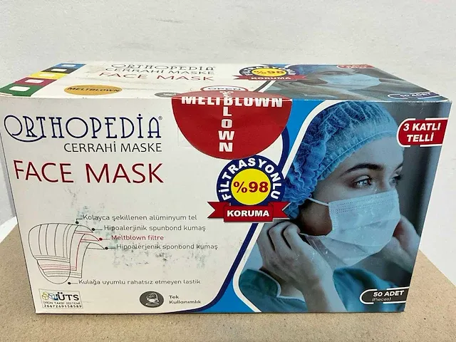 4200 diverse chirurgische mondmaskers - afbeelding 3 van  5