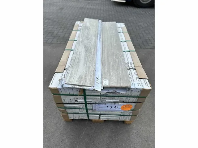 42,12 m² r.a.k. ceramics circle wood ivory 19,5x120 - afbeelding 2 van  2