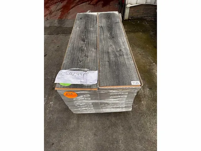 42,43 m² parket flooring deluxe - bergamo 1286x282 - afbeelding 2 van  3