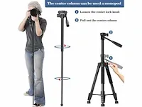 42x kingjoy vts-890l tripod/monopod - afbeelding 2 van  5