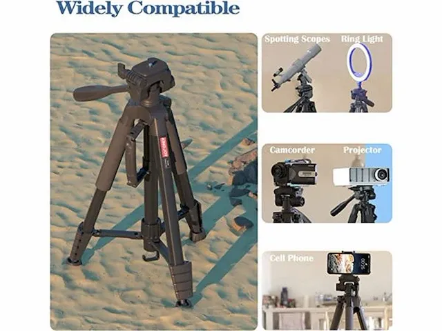 42x kingjoy vts-890l tripod/monopod - afbeelding 4 van  5