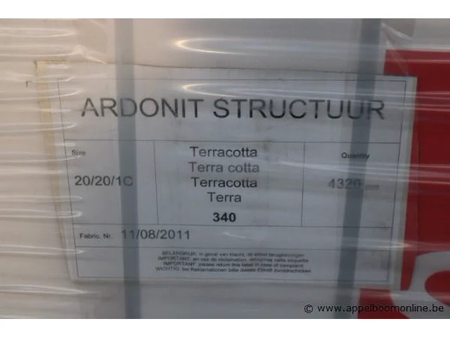 4320 leien ardonit str 20x20 1c tec340 (4320 st/pal) - afbeelding 2 van  5