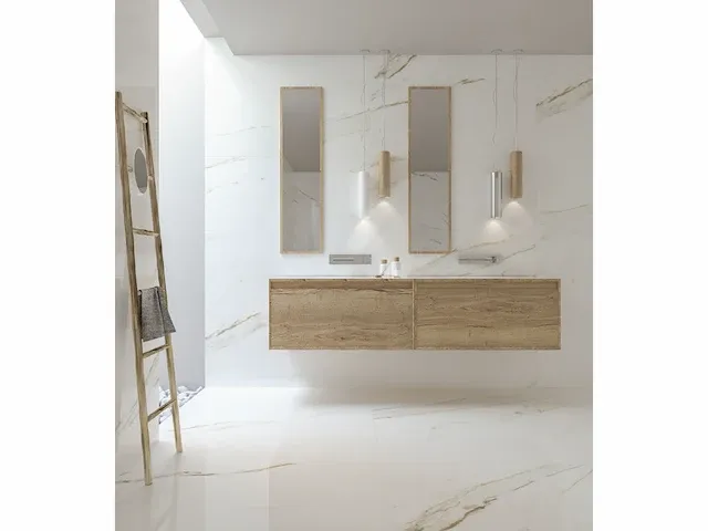 43,20m² - 60x120cm - calacatta gold glossy gerectificeerd - afbeelding 1 van  2