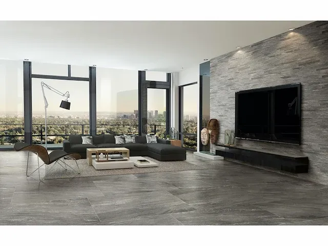 43,20m² - 60x120cm - cosmic nero glossy gerectificeerd - afbeelding 1 van  2