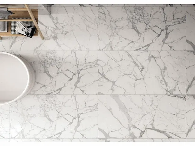 43,20m² -60x120cm -statuario matt gerectificeerd - afbeelding 1 van  2