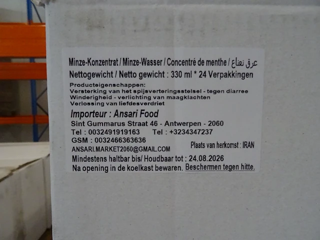 432x 320ml mint water - afbeelding 5 van  5