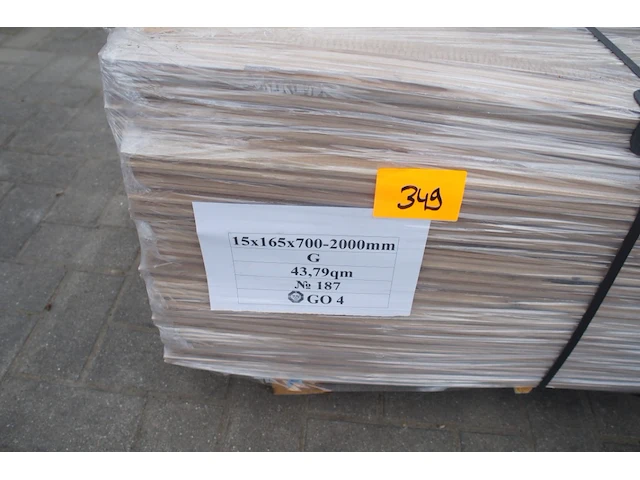 43,79 m² massief eiken parket 15mm - afbeelding 14 van  17
