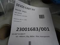 43x rol transparante folie - afbeelding 2 van  3