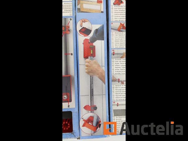 44 stuks neutechnik bohr-king wandboorsysteem hulpmiddel waterpas - afbeelding 2 van  14