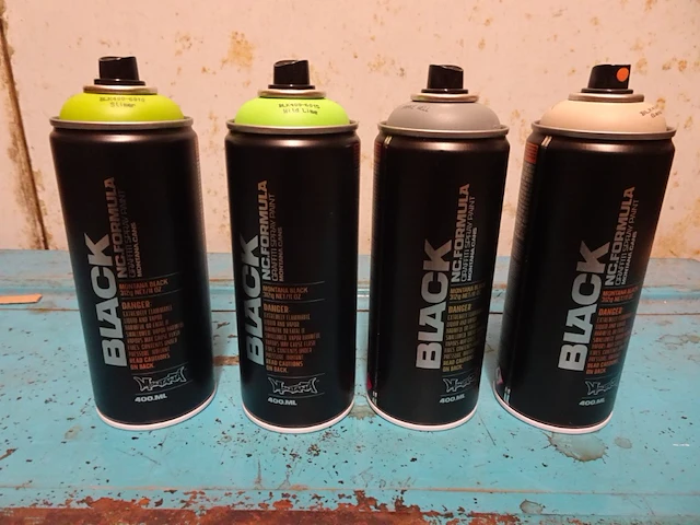 440x 400 ml spuitbus black nc.formula graffiti spray paint - afbeelding 5 van  17