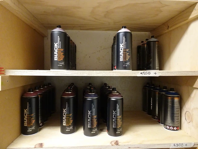 440x 400 ml spuitbus black nc.formula graffiti spray paint - afbeelding 8 van  17
