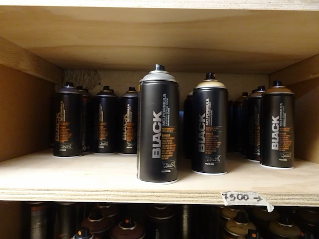 440x 400 ml spuitbus black nc.formula graffiti spray paint - afbeelding 10 van  17