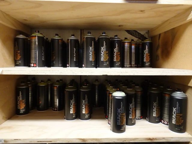 440x 400 ml spuitbus black nc.formula graffiti spray paint - afbeelding 17 van  17