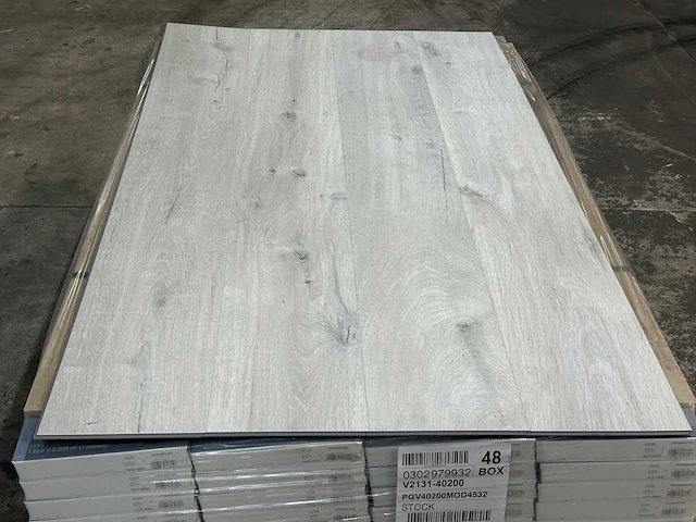 44,4 m2 pvc-click plank - 1510 x 210 x 4,5 mm - afbeelding 3 van  4