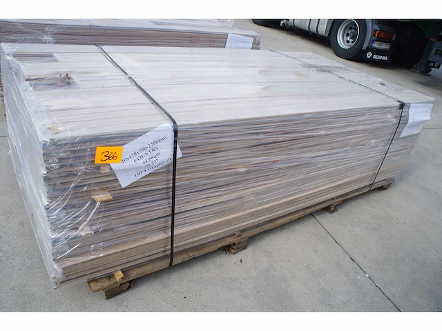 44,88 m² massief eiken parket 20mm graphit oil - afbeelding 2 van  7