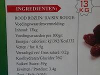 44x 13kg rode rozijnen ansari - afbeelding 3 van  3